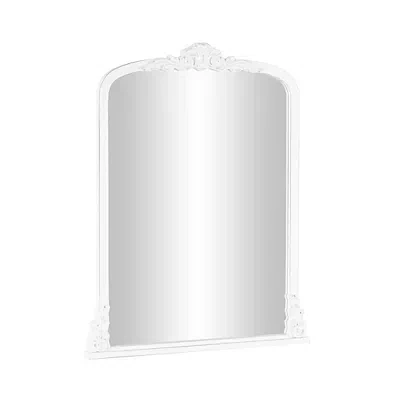 Kirkland's Scroll Arched Rectangle Wall Mirror In White