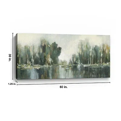 Kirkland's Abstract Treeline Canvas Art Print In Multi
