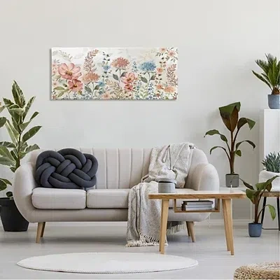 Kirkland's Pastel Spring Florals Canvas Art Print In Multi