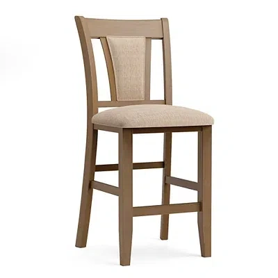 Kirkland's Padded Seat Counter Stools In Brown