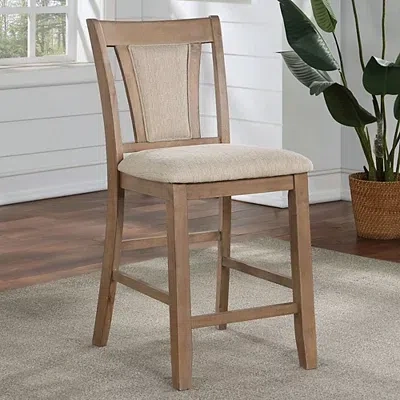 Kirkland's Padded Seat Counter Stools In Brown