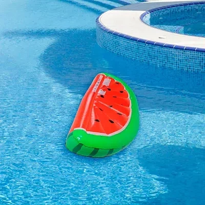 Kirkland's Watermelon Inflatable Pool Float In White