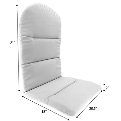 Kirkland's Leaves Outdoor Adirondack Cushion In Multi