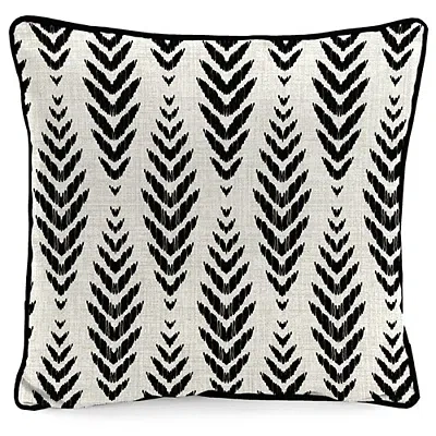 Kirkland's Geometric Leaves Outdoor Pillow In Multi