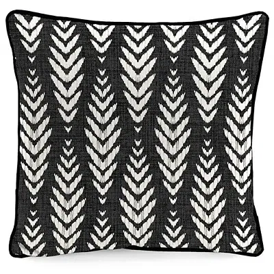 Kirkland's Geometric Leaves Outdoor Pillow In Multi