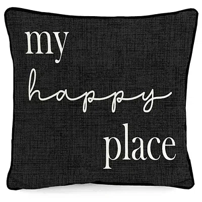 Kirkland's My Happy Place Outdoor Pillow In Multi