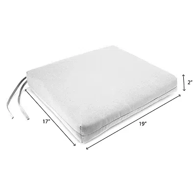 Kirkland's French Edge Outdoor Chair Cushions In Blue