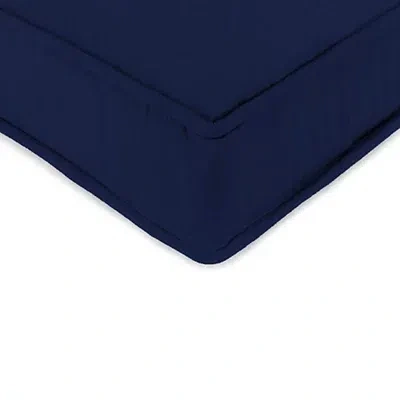 Kirkland's Solid Navy Outdoor Deep Seat Cushion In Blue