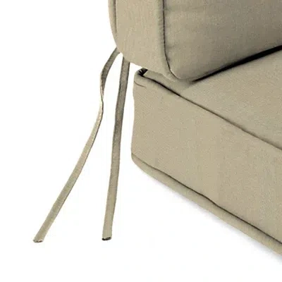Kirkland's Solid Beige Outdoor Deep Seat Cushion In Brown