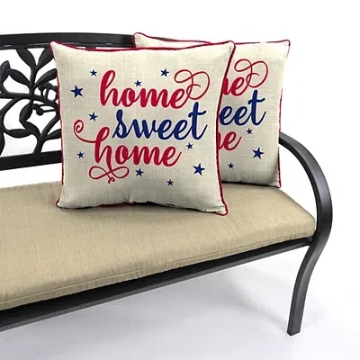 Kirkland's Home Sweet Outdoor Pillows In Gray