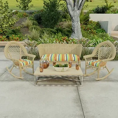 Kirkland's Chair And Bench Outdoor Cushion Set