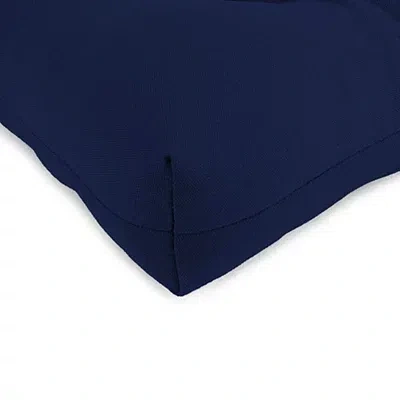 Kirkland's Tufted Outdoor Chair Cushions In Blue