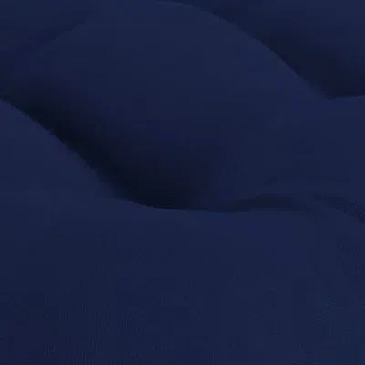 Kirkland's Tufted Outdoor Chair Cushions In Blue