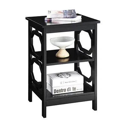 Kirkland's Octagon 2-shelf Accent Table In Black