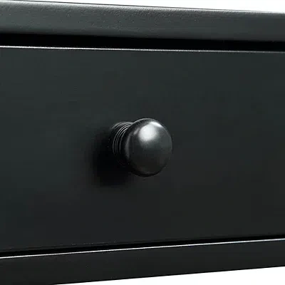 Kirkland's Octagon 2-shelf Console Table In Black