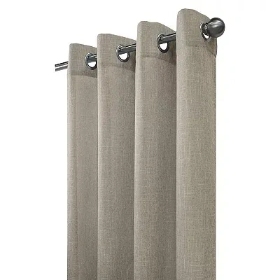 Kirkland's Linen Light Filtering Curtain Panel In Gray