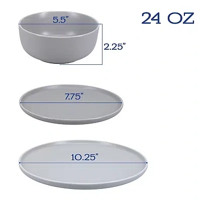 Kirkland's Dinnerware Set In Gray
