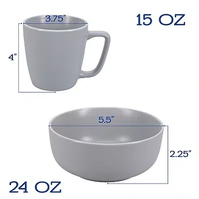 Kirkland's Dinnerware Set In Gray