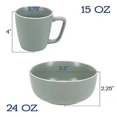 Kirkland's Dinnerware Set In Green