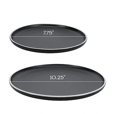 Kirkland's Dinnerware Set In Black