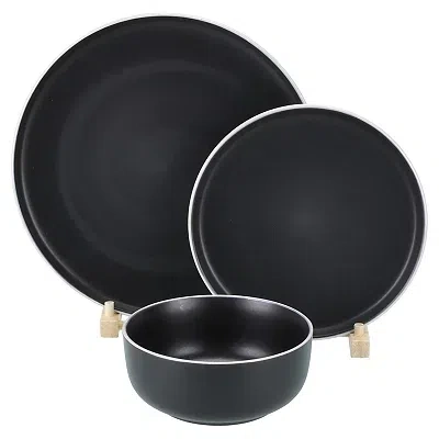 Kirkland's Dinnerware Set In Black