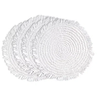 Kirkland's Rustic Raffia Placemats In White