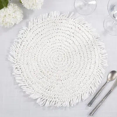 Kirkland's Rustic Raffia Placemats In White
