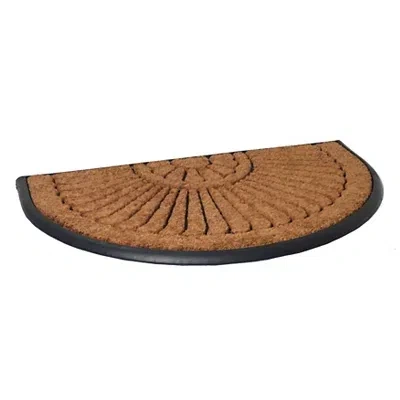 Kirkland's Shell Arch Pattern Doormat In Brown