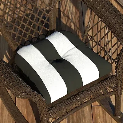 Kirkland's Awning Stripe Outdoor Chair Cushion In Multi