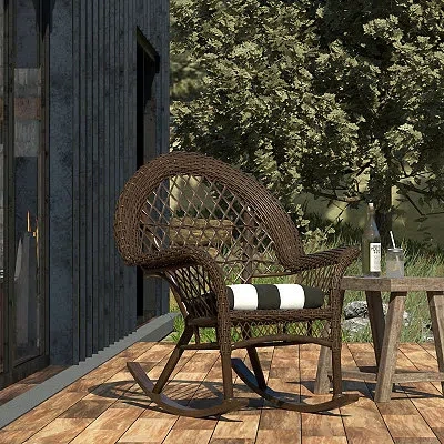 Kirkland's Awning Stripe Outdoor Chair Cushion In Multi