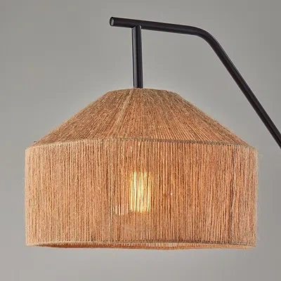 Kirkland's Amalfi Natural Rope Shade Floor Lamp In Brown