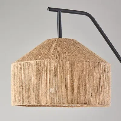 Kirkland's Amalfi Natural Rope Shade Floor Lamp In Brown