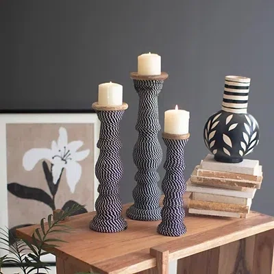Kirkland's String Candle Holders In Multi