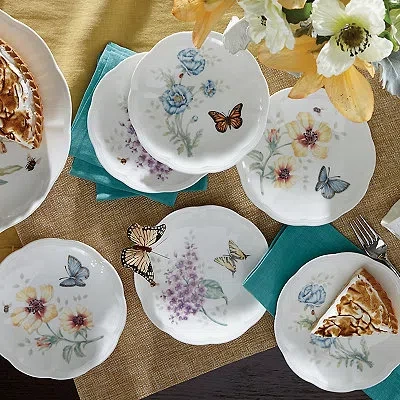 Kirkland's Butterfly Meadow Appetizer Plates In Multi