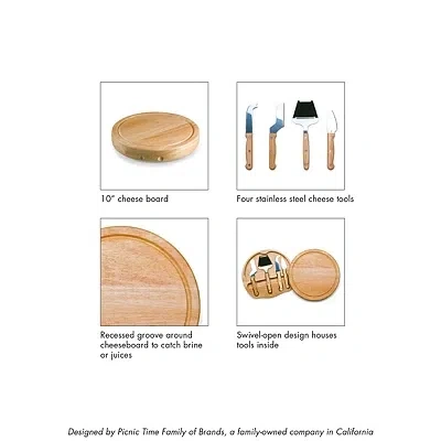 Kirkland's New Orleans Saints Cheese Board And Tool Set In Brown