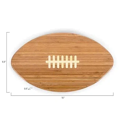 Kirkland's Pittsburgh Steelers Bamboo Football Cutting Board In Brown