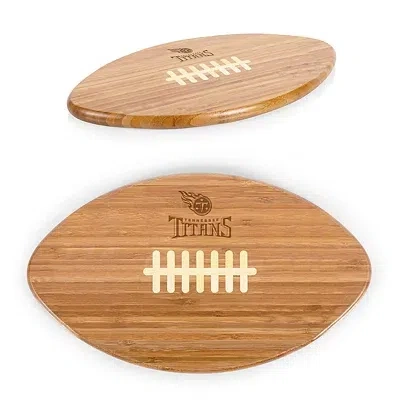 Kirkland's Tennessee Titans Bamboo Football Cutting Board In Brown