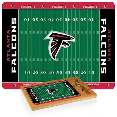 Kirkland's Atlanta Falcons Cutting Board & Knife Set In Multi
