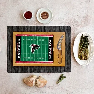 Kirkland's Atlanta Falcons Cutting Board & Knife Set In Multi