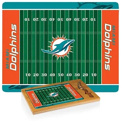 Kirkland's Miami Dolphins Cutting Board & Knife Set