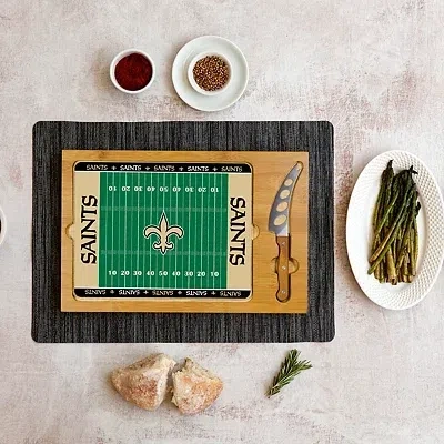 Kirkland's New Orleans Saints Cutting Board & Knife Set