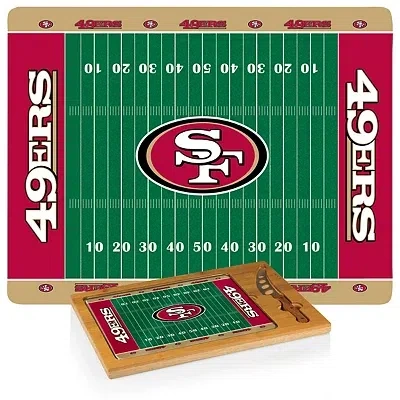 Kirkland's San Francisco 49ers Cutting Board & Knife Set In Multi