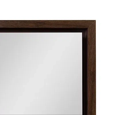 Kirkland's Evans Wood Panel Wall Mirror In Brown