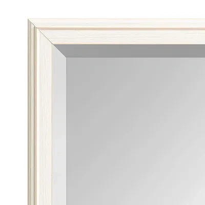 Kirkland's Oakhurst Rectangle Wall Mirror In White