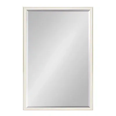 Kirkland's Oakhurst Rectangle Wall Mirror In White