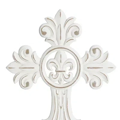 Kirkland's Wood Wall Cross Plaques In White