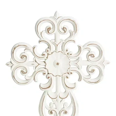 Kirkland's Wood Wall Cross Plaques In White