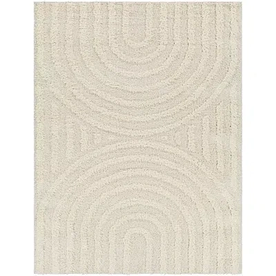 Kirkland's Modern Curve Area Rug In White