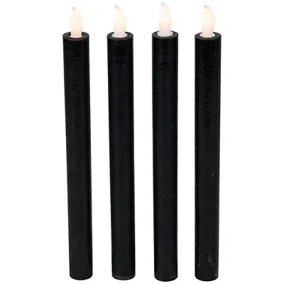 Kirkland's Led Flickering Taper Candles In Black