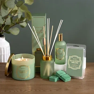 Kirkland's Eucalyptus Wreath Diffuser Set In Green